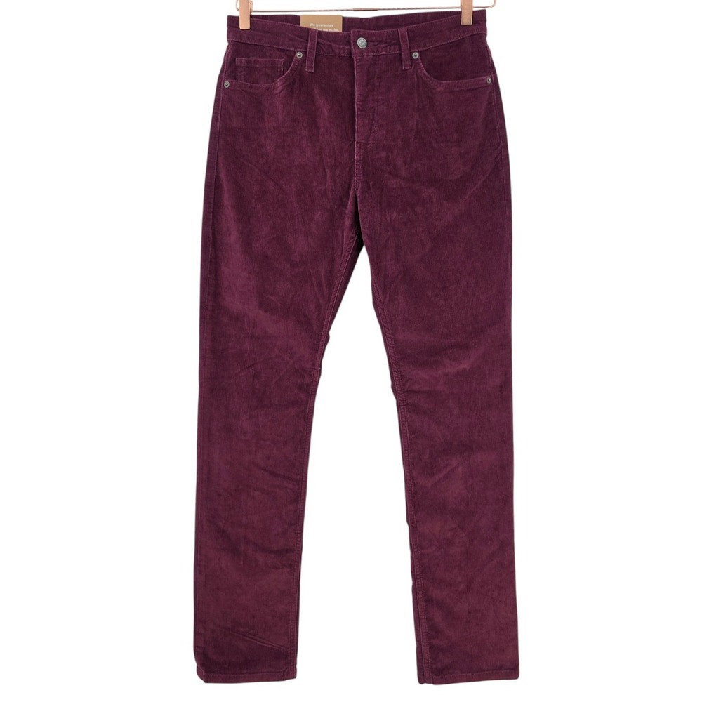 Patagonia Womens 31x32 Corduroy Straight Leg Pants in Dark Currant NWT